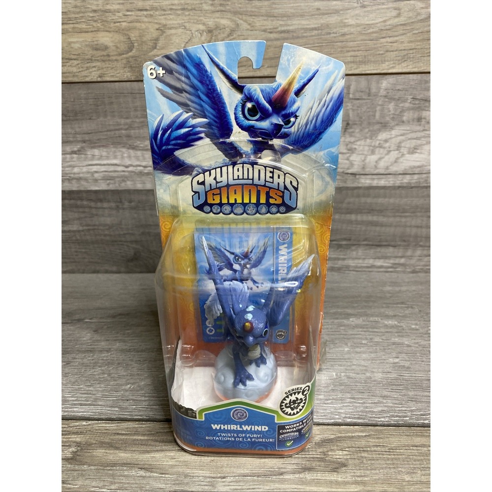Skylanders Spyros Adventure WHIRLWIND Figure Card 2012 Series NOB‎